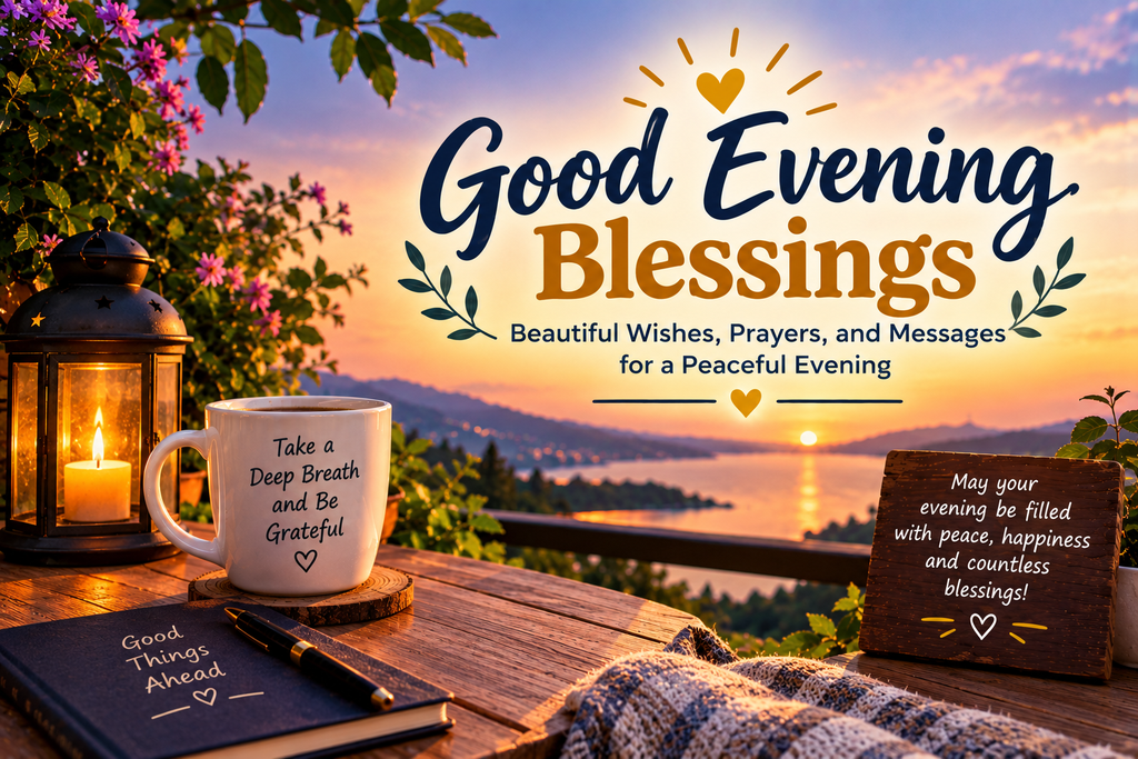 Good Evening Blessings: Beautiful Wishes, Prayers, and Messages for a Peaceful Evening