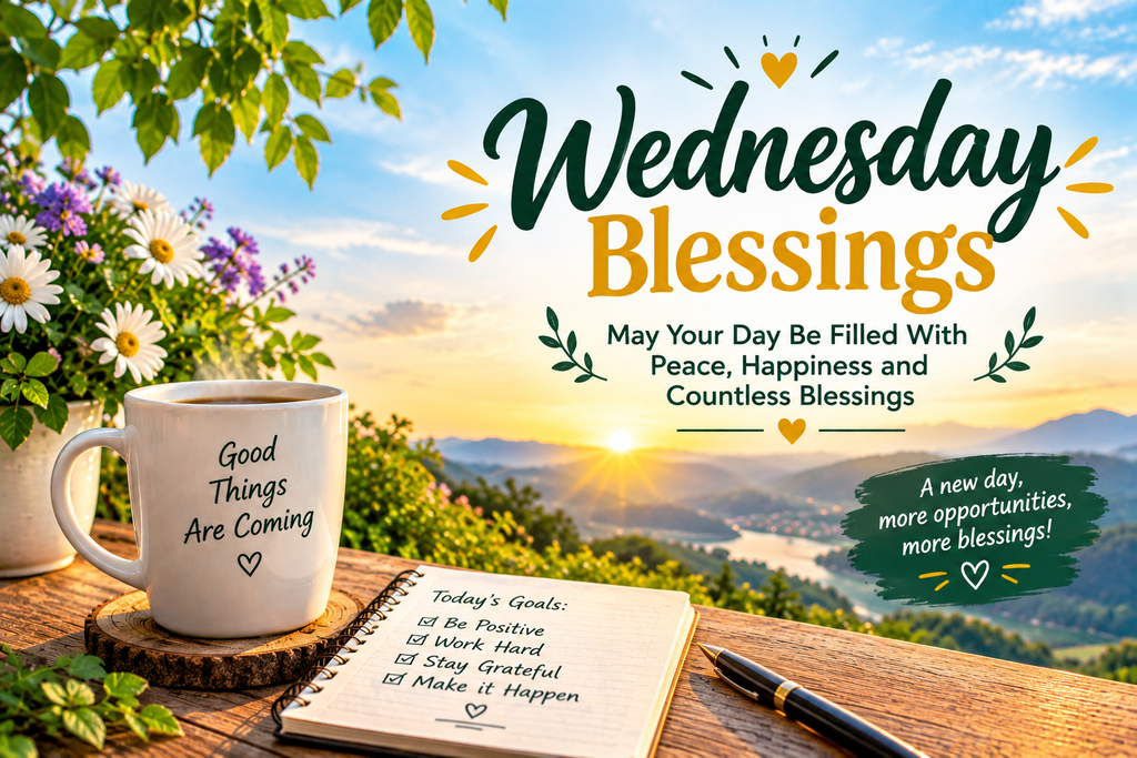 Wednesday Blessings: Beautiful Wishes for a Blessed and Peaceful Day