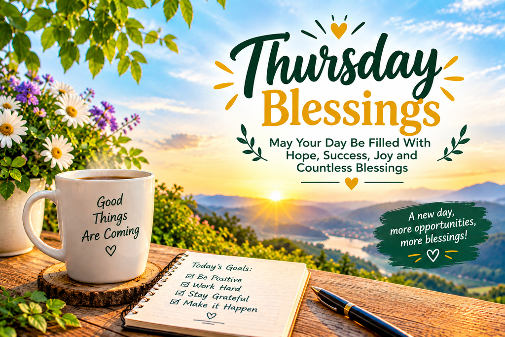 Thursday Blessings: Beautiful Wishes for a Blessed and Wonderful Day