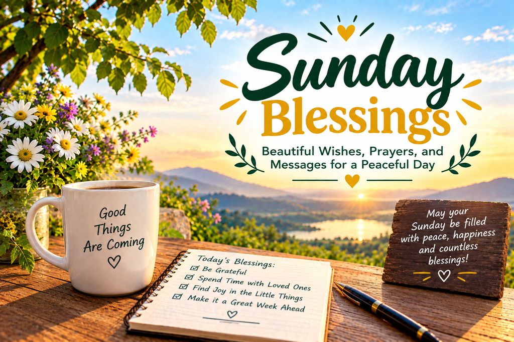 Sunday Blessings: Beautiful Wishes, Prayers, and Messages for a Peaceful Day